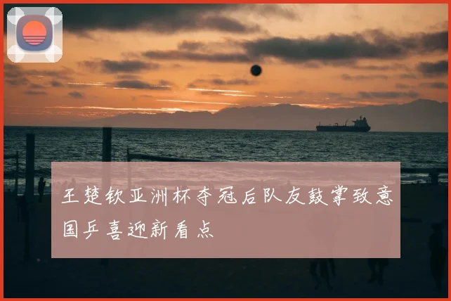 王楚钦亚洲杯夺冠后队友鼓掌致意国乒喜迎新看点